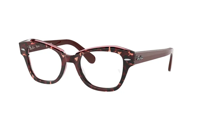 Ray - Ban Rx5486 State Street 8097 Unisex Optical Frames Plastic Havana Geometric