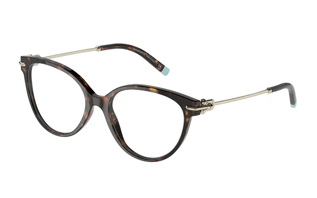 Tiffany Tf2217 8015 Woman Optical Frames Acetate Turtle Cat Eye Normal