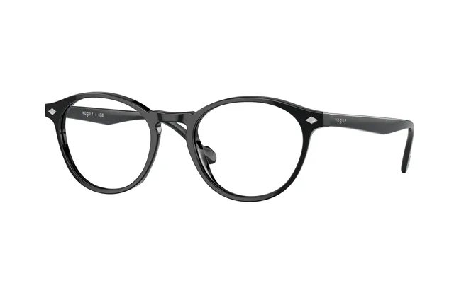 Vogue Eyewear Vo5326 W44 Man Optical Frames Acetate Black Round