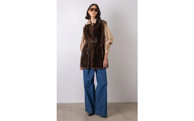 Juliette Belted Fur Gilet product image
