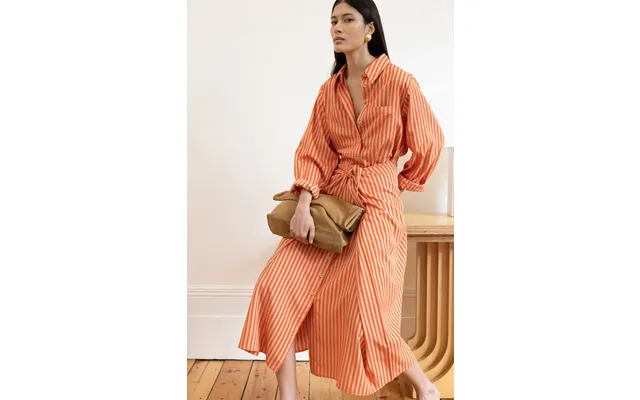 Lina Tie Front Shirt Dress