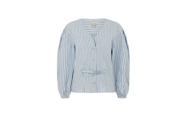 Nia Tie Front Stripe Blouse