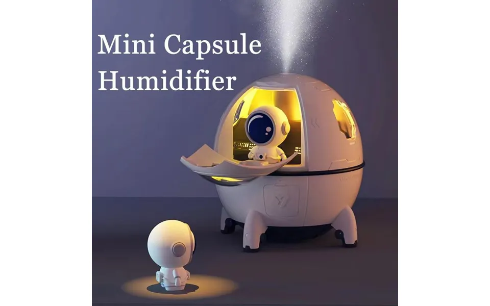 1pc Astronaut Air Humidifier 220ml Electric Ultrasonic Aroma Essential Oil Diffuser Colorful Led Light Usb Mist Sprayer 