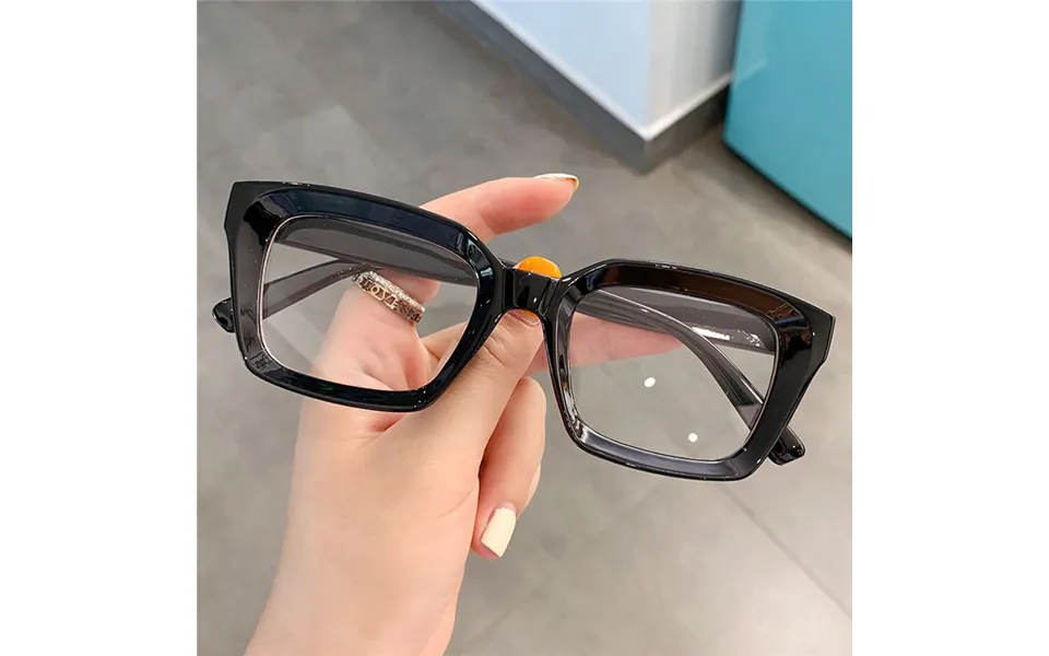 1pc Oversized Square Reading Glasses Men Women Portable Large Frame High-definition Presbyopia Eyeglasses Diopter 0 3