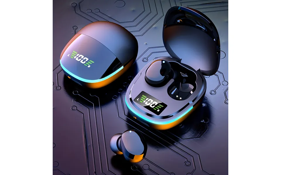 2024 Year New Earphones Headphones With Led Display Touch In-eartws Wireless Earbuds Sports Music Game Headset For