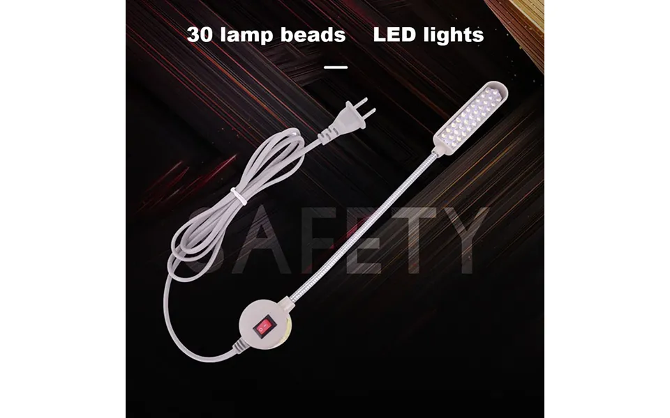 30 Led Lamps Sewing Machines Accessories For Garage Work Indoor Super Light Bright Room Clothing Multifunctional Flexibl