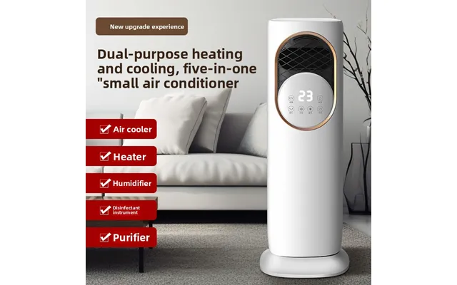 5a Dual-use And Heating Air Conditioner Household Vertical Heater Bladeless Fan Refrigeration Water Cooling product image