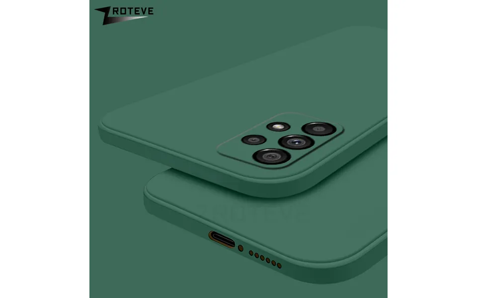 A52 Case Zroteve Square Liquid Silicone Soft Cover For Samsung Galaxy A52s A72 A42 A32 A22 A12 A13 A23 A33 A53 A73 M33 M