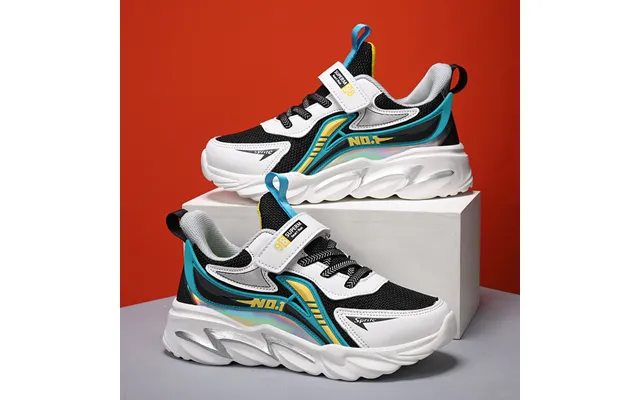 Autumn Winter Velcro Leather Double Mesh Sports And Casual For Children's Shoes product image