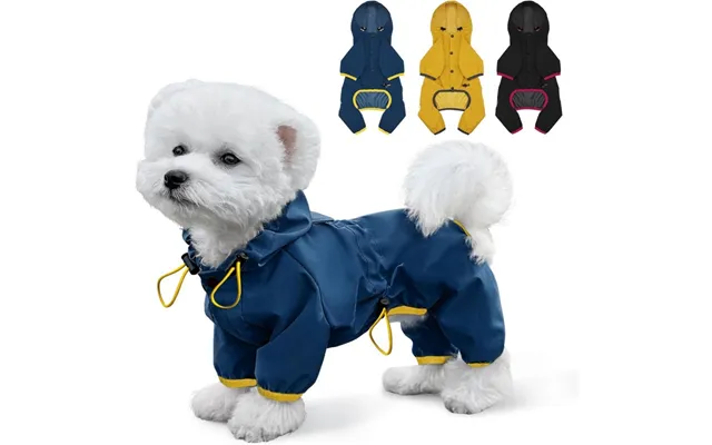 Dog Raincoat Lightweight Waterproof Rain Poncho Teddy Pomeranian Rainy Day Pet Clothes For Small And Medium Dogs Bichon product image