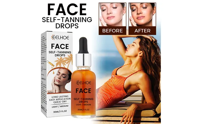 Eelhoe Facial Darkening Serum Sunless Facial Darkening Essence Helps Dark Wheat Bronze Even Skin Tone product image
