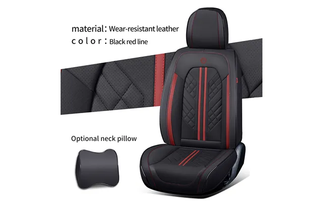 Full Leather Car Seat Cushion Nappa Leather Seat Cover Universal For All Seasons Five Seat Seat Cushion Fully Surrounded product image