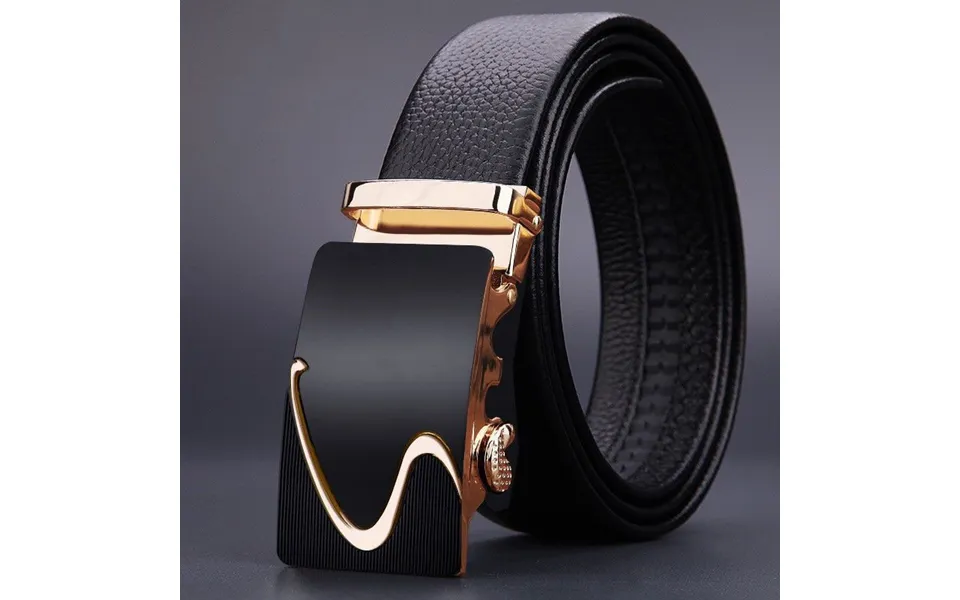 Hot Automatic Buckle Belt Genune High Quality Belts For Men Leather Strap Casual Buises For Jeans