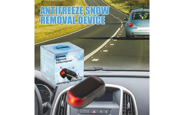 Interference With Anti-freeze Device Car Window Glass Winter Snow And Ice Cover Interference With Anti-freeze And Snow D product image
