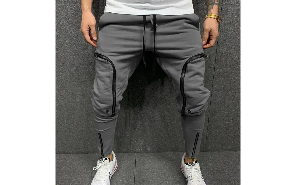 Men's Clothing Solid Color Ripped Casual Jeans