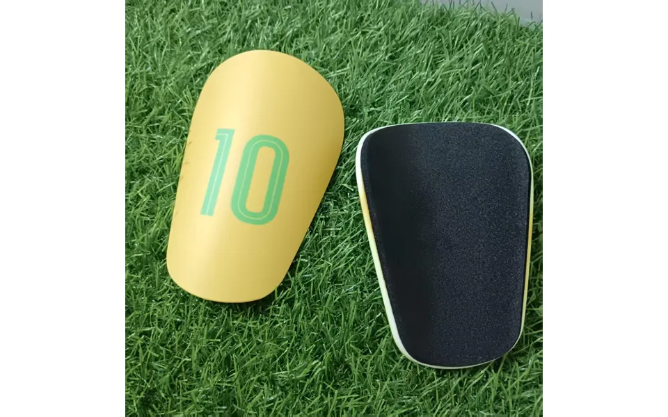 Mini Soccer Shin Guards With Star Player Design - Lightweight & Durable Plastic Shields For Football, Running & Outdoor 
