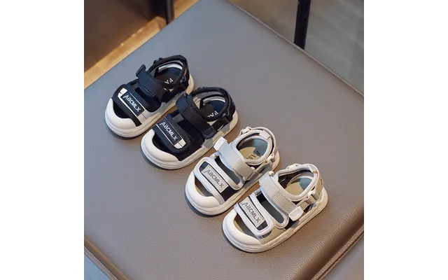 Mother & Kids Children's Sandals 2024 Korean Summer New Boys' Sandals Soft Sole Fashion Velcro Internet Celebrity Toddle product image