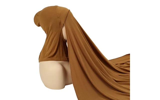 New Convenient Head Wrap Scarf - Universal Solid Color Mercerized Cotton Lazy Headscarf Set For All Seasons product image