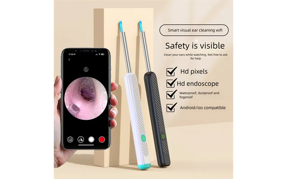 New Product Hd Waterproof Camera Head Luminous Wireless Visual Ear Pick