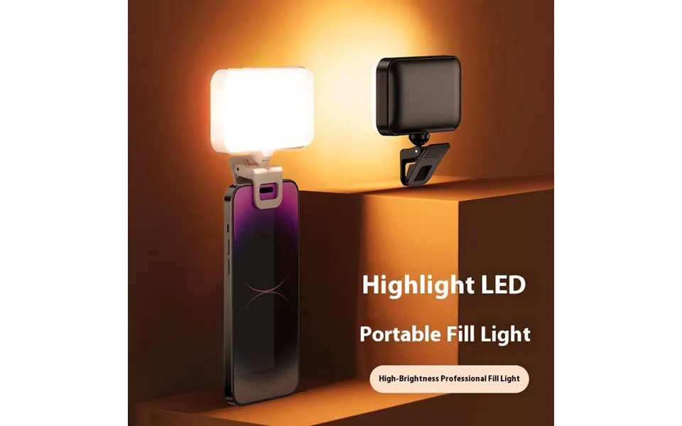 Portable Led Selfie Ring Light With Clip - 650mah 1000mah Rechargeable Mini Photography Light For Phone Videos