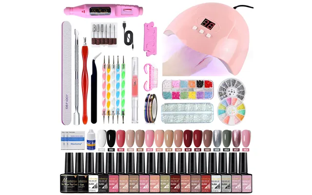 Professional Acrylic Nail Kit With Drill & Uv Light - Complete Starter Set For Beginners Includes Everything Needed product image