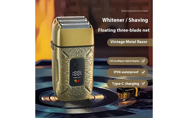 Professional Wet Dry Electric Shaver 3d Floating Heads - Led Display product image