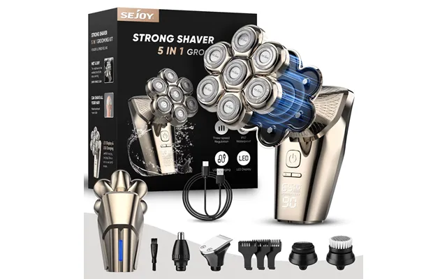 Sejoy 7d Men S Electric Shaver Razor Bald Hair Skull Trimmer Beard Remover product image
