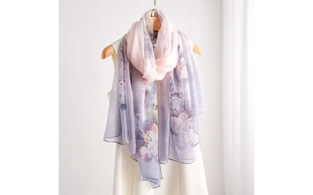 Silk Chinese Long Large Scarf - End Sunscreen product image