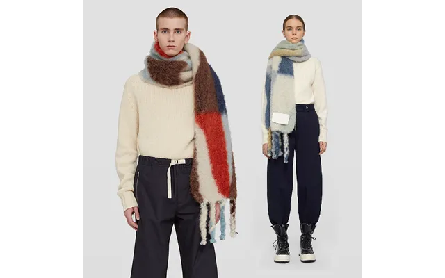 Simple Stylish - Thickened I Mitation Cashmere Shawl Jilsand The Same Mohair Warm Scarf For Autumn And Winter product image
