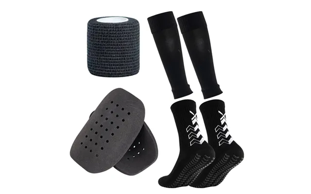 Soccer Socks Adult Thick Short Tube Football Socks Shin Guard Strap Set Men And Women Dot Glue Non Slip Socks product image