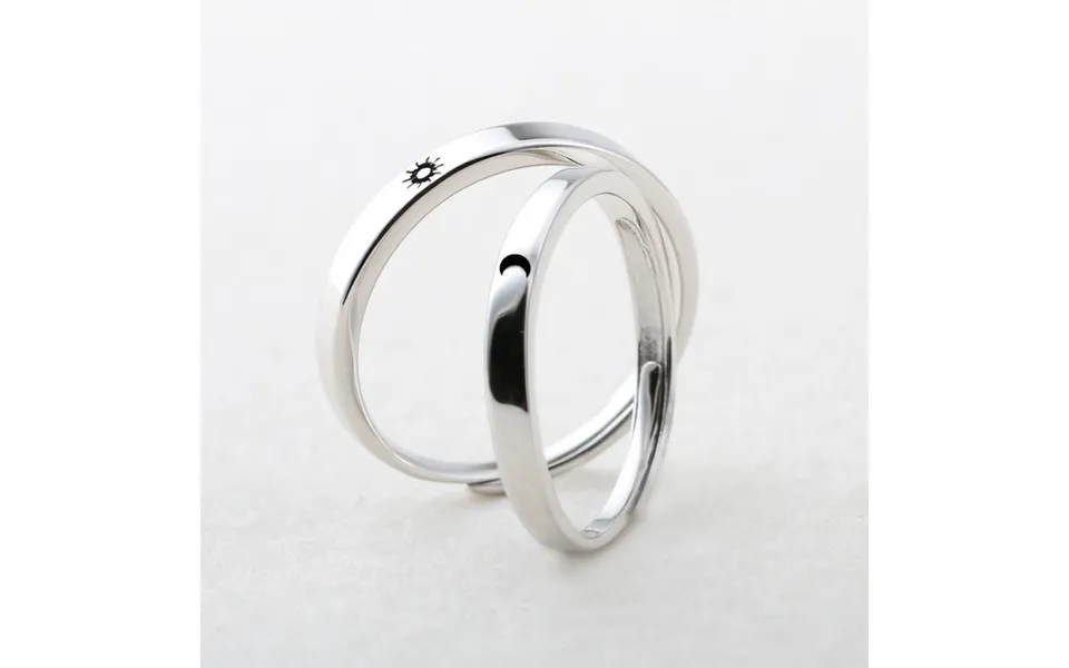Sun And Moon Open Rings Size Adjustable Minimalist Rings Gifts Fashion Ins