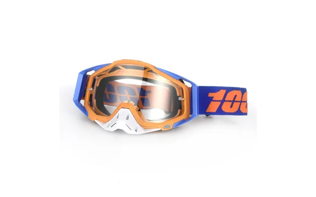Unisex 100 Motocross Helmet Goggles Uv Outdoor Riding Glasses Sports Windproof Ski Goggles product image