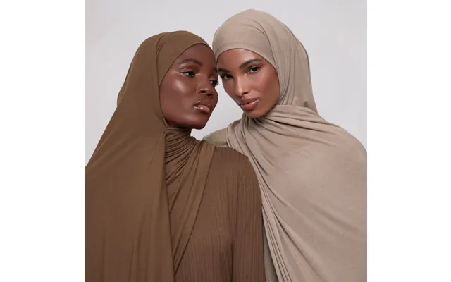Unisex Muslim Solid Color Modal Roll Border Mercerized Cotton Long Turban Covering Scarf product image