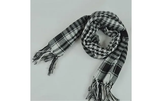 Unisex Scarf Cotton Lightweight Plaid Tassel Arab Desert product image