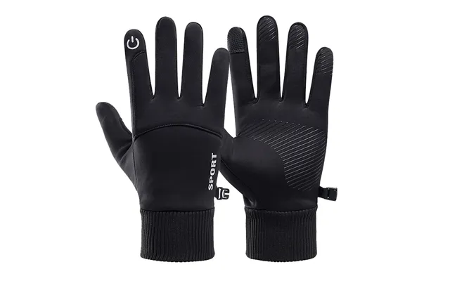 Winter Waterproof Men's Gloves Windproof Sports Fishing Touchscreen Driving Motorcycle Ski Non-slip Warm Cycling Women G product image