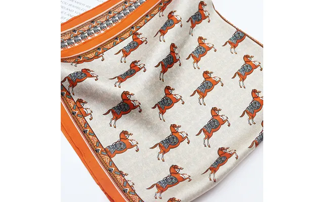 Xinhe 2024 Autumn Winter New Multi Color Optional 70 Simulation Silk Square Professional Small Ins Scarf product image