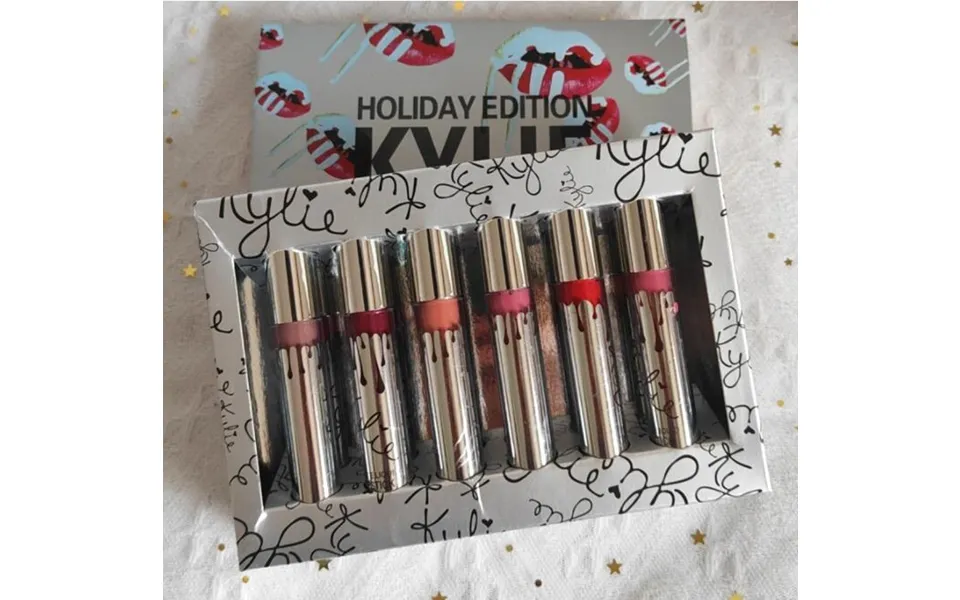12 Christmas Lip Glaze Set Kai Matte Lip Glaze Non-stick Cup Set To Keep Color