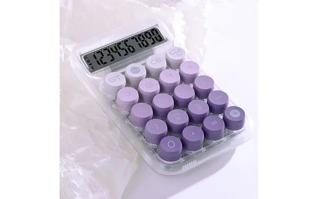12-digit Scientific Calculator With Large Mechanical Buttons - Colorful Gradient & Dopamine Design For Office, School, F
