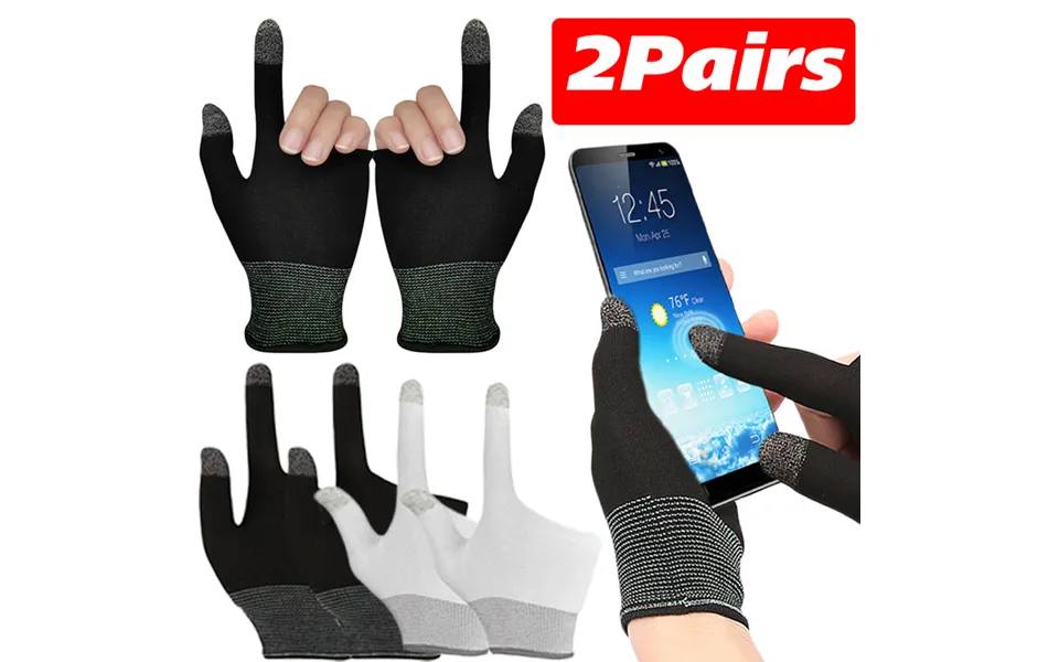 2-finger Gloves Breathable Anti-sweat For Pubg Gaming Eat Chicken Touch-screen Fingertips Gaming Gloves Accessories