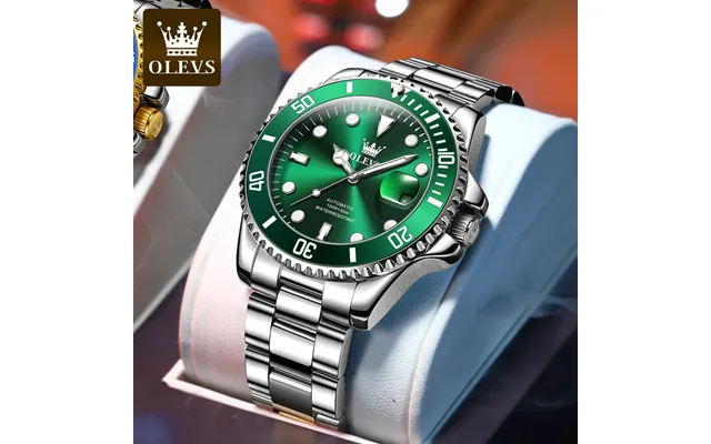 2023 New Hot Selling Lao Ou Li Shi Premium Watch Glow Waterproof Lux Green Water Ghost Mechanical Watch Men's Watch Busi product image