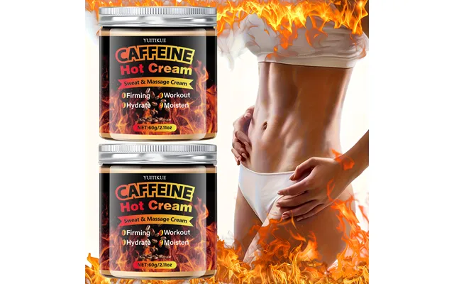 2pcs Caffeine Cream Unscented Collagen Firming Enriched With Caffeine Jojoba Oil - Vitamin E For All Light Beige Types product image