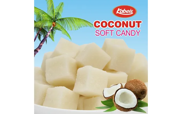 3 Packs Gummy Coconut Soft Candy - Gummy Coconut Flavor