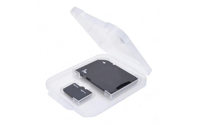 5 Pcs Clear Plastic Memory Card Case Sd Tf Card Storage Box Protection Holder
