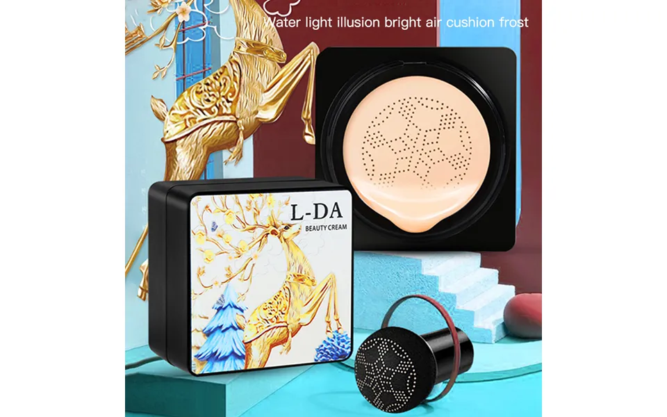 6 Color Air Cushion Bb Cream Face Foundation Mushroom Head Oil-control Concealer Air-permeable Natural Brighten Makeup C