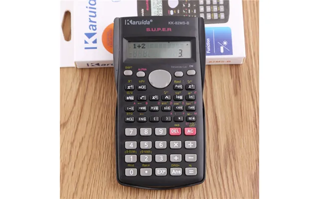 82ms-b Classic Black Student Calculator Scientific Culvert Calculator Flip Black Factory Wholesale product image