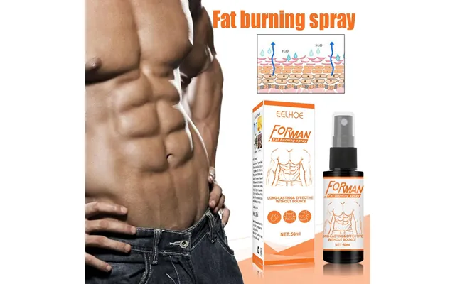 Abdominal Men's Fat Burning Spray Vest Line Fitness Shaping Cream Exercise Chest Increase Muscle Whole Body New product image