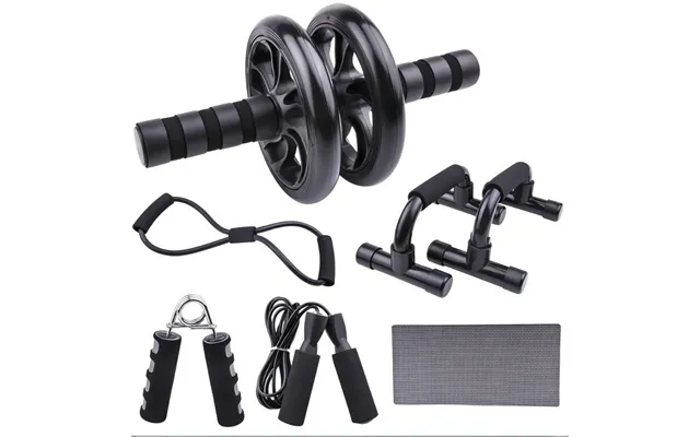 Abdominal Wheel Push Up Combination Set Multifunctional Abdominal Muscle Wheel Comprehensive Training Device Fitness Sev
