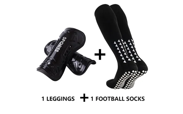 Adult Thickened Over Knee Long Football Socks Leg Pads Set Men's And Women's Adhesive Non-slip Socks product image