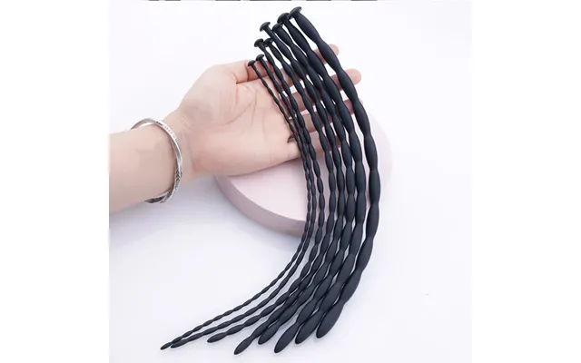 Adult Toys 8pcs Set Silicone Urethral Plug Urethral Sound Beads Hollow Probe Urinary Dilator Urethra Masturbat