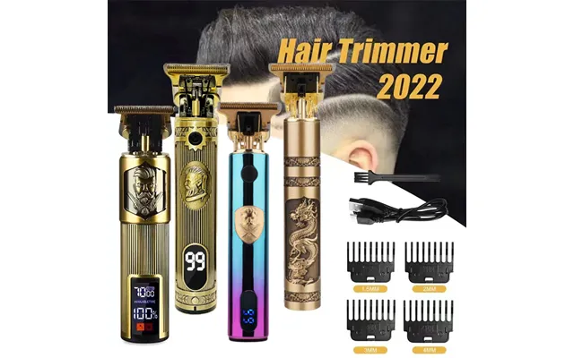 All Metal Vintage T9 Machine Women's Hair Clipper Hairdresser Professional Haircut Machine 0 Mm Nose And Ear Trimmer Fin product image